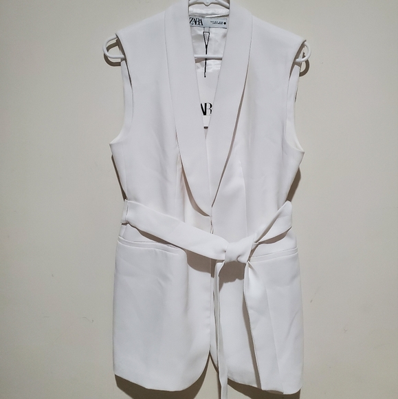 ❌️SOLD❌️TUXEDO COLLAR VEST ZW COLLECTION SIZE S - Picture 12 of 14